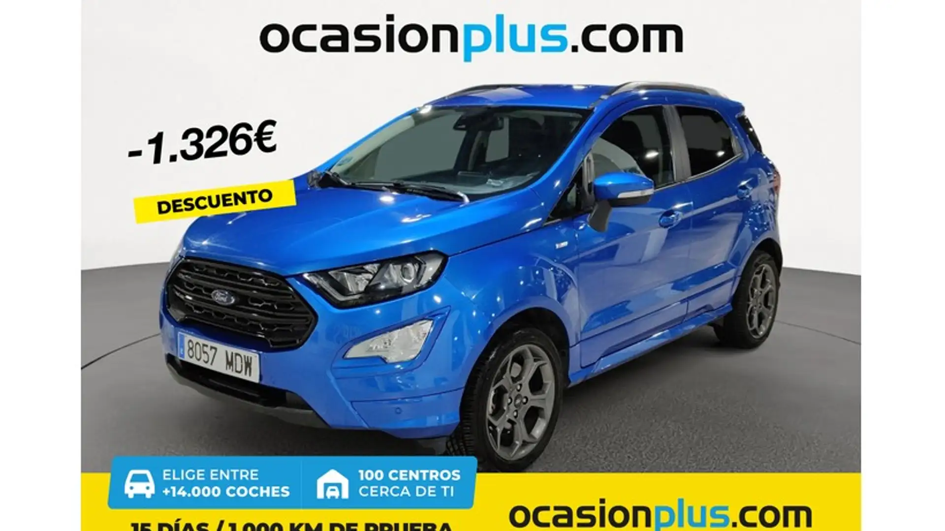 Ford EcoSport 1.0 EcoBoost ST Line 125 Bleu - 1