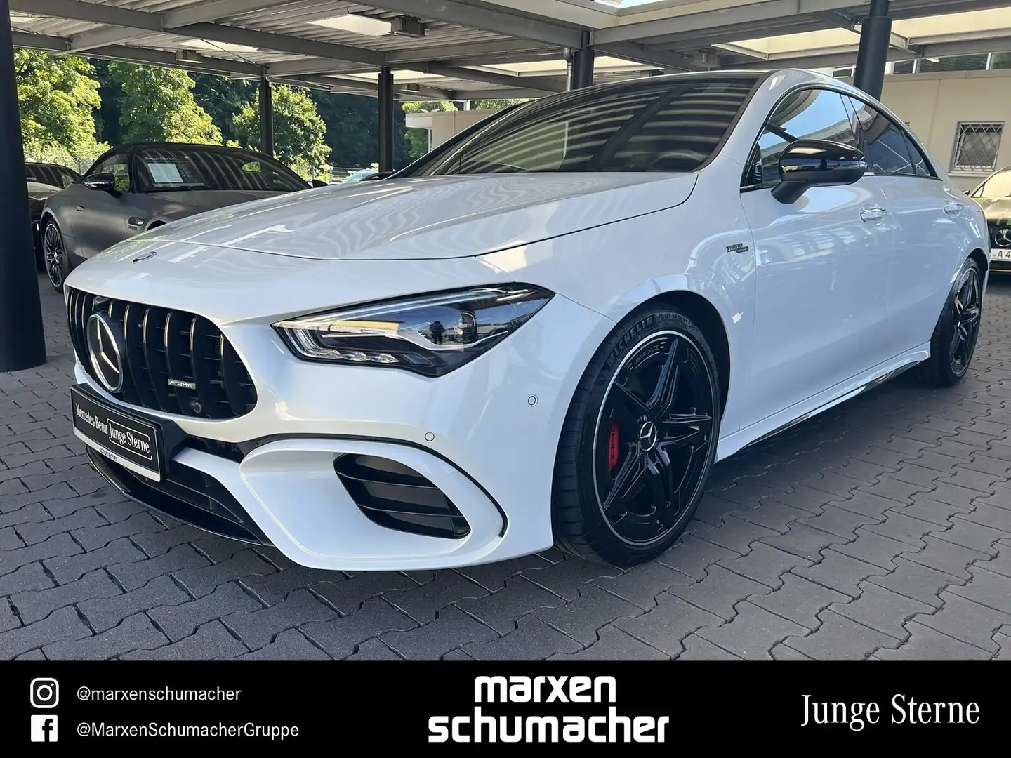 Mercedes-Benz CLA 45 AMG AMG CLA 45 S 4M+ Coupé Pano+Drivers+Night2+MY24 Weiß - 1