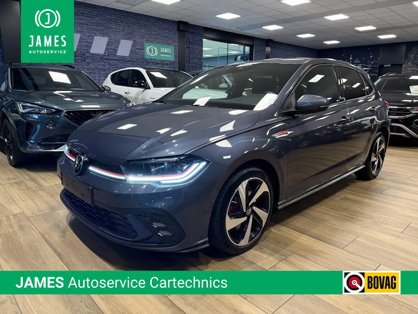 Volkswagen Polo GTI 2.0 TSI |CarPlay|Stoelverwarming|17" Inch lichmeta Grijs - 1