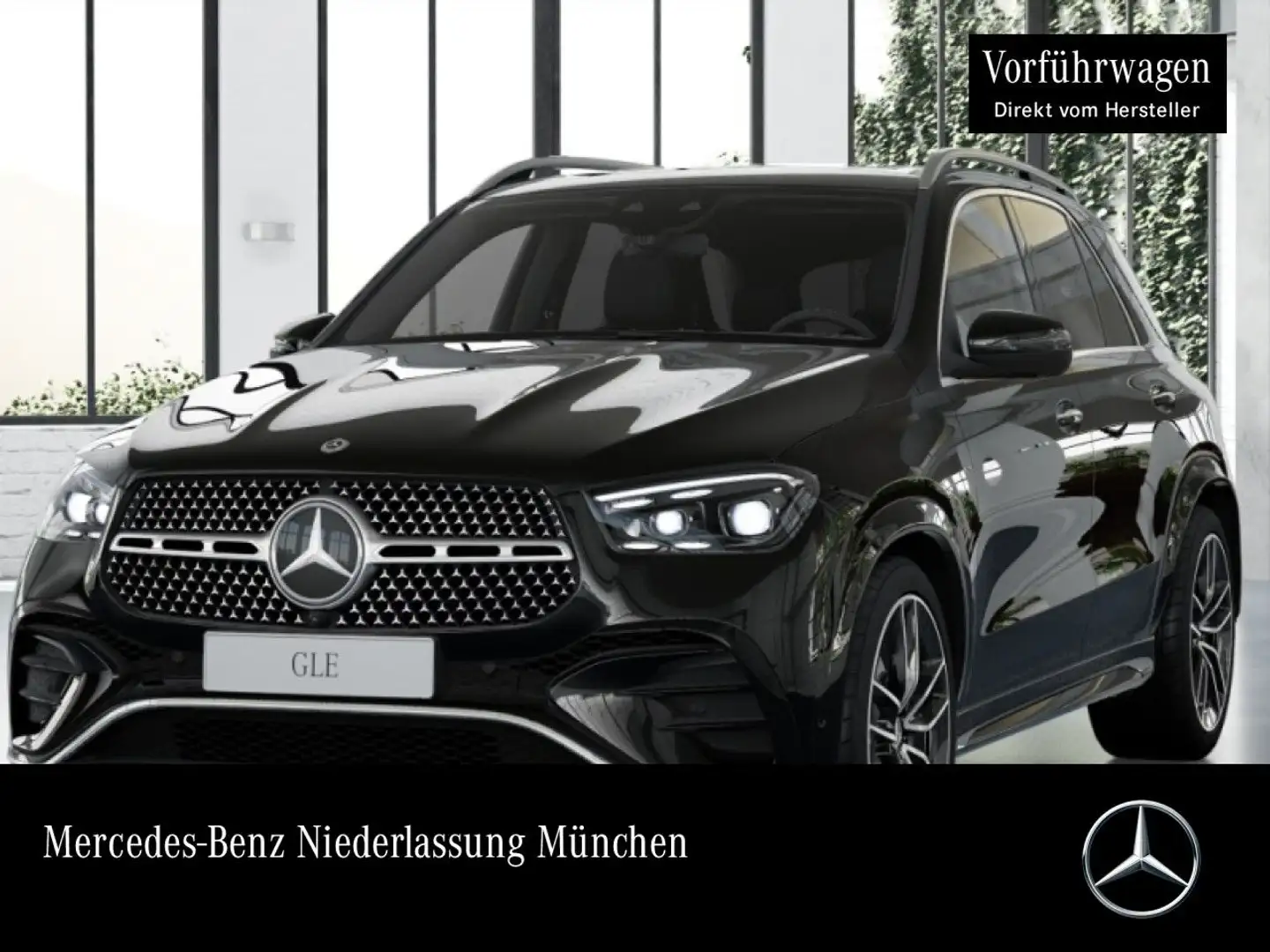 Mercedes-Benz GLE 450 4M AMG+PANO+360+AHK+MULTIBEAM+22"+HUD+SPUR Schwarz - 1