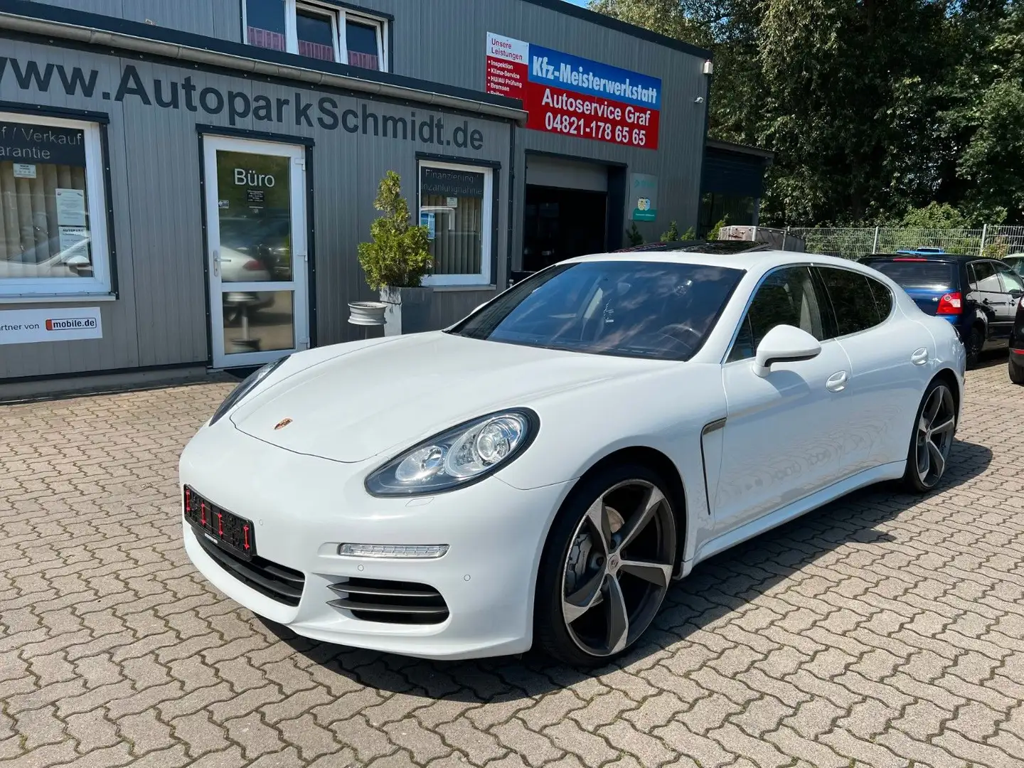 Porsche Panamera S SPORT-CHRONO°CARBON°ABGAS°22"ALU°VOLL Weiß - 1