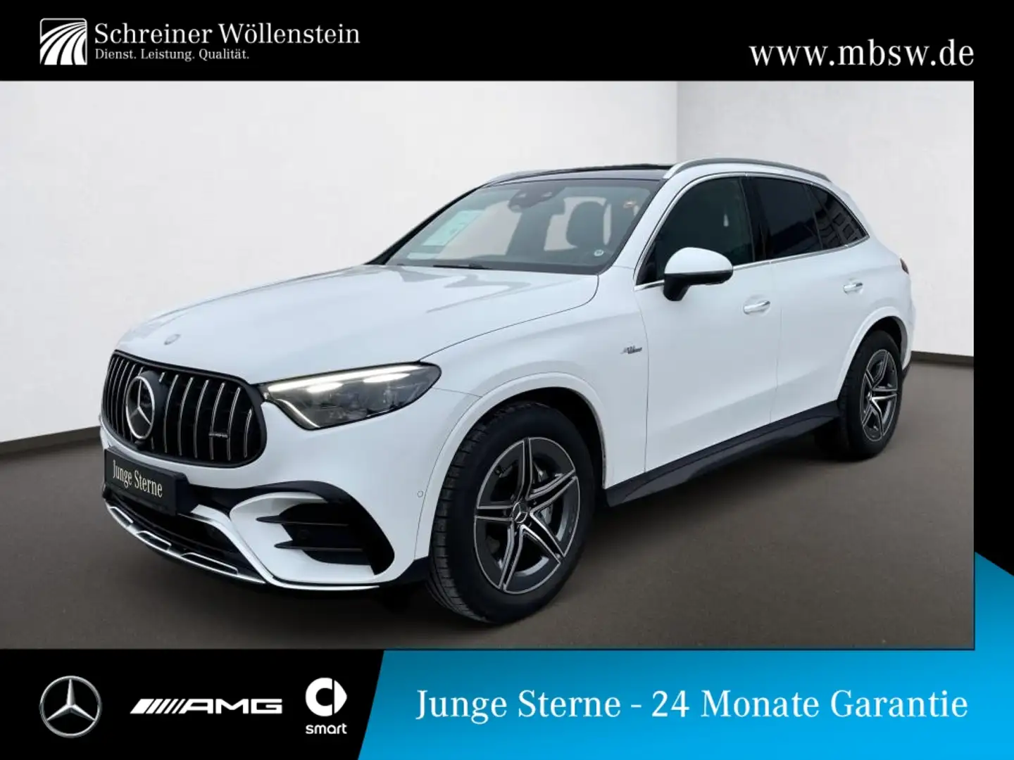 Mercedes-Benz GLC 43 AMG 4M PANO-DACH*AHK*KAMERA*AR*SHZ*LED* Weiß - 1