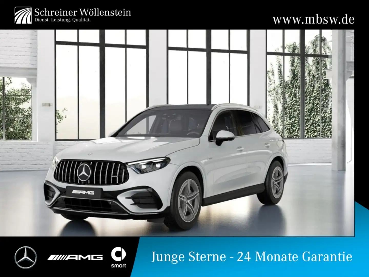 Mercedes-Benz GLC 43 AMG 4M PANO-DACH*AHK*KAMERA*AR*SHZ*LED* Blanc - 1