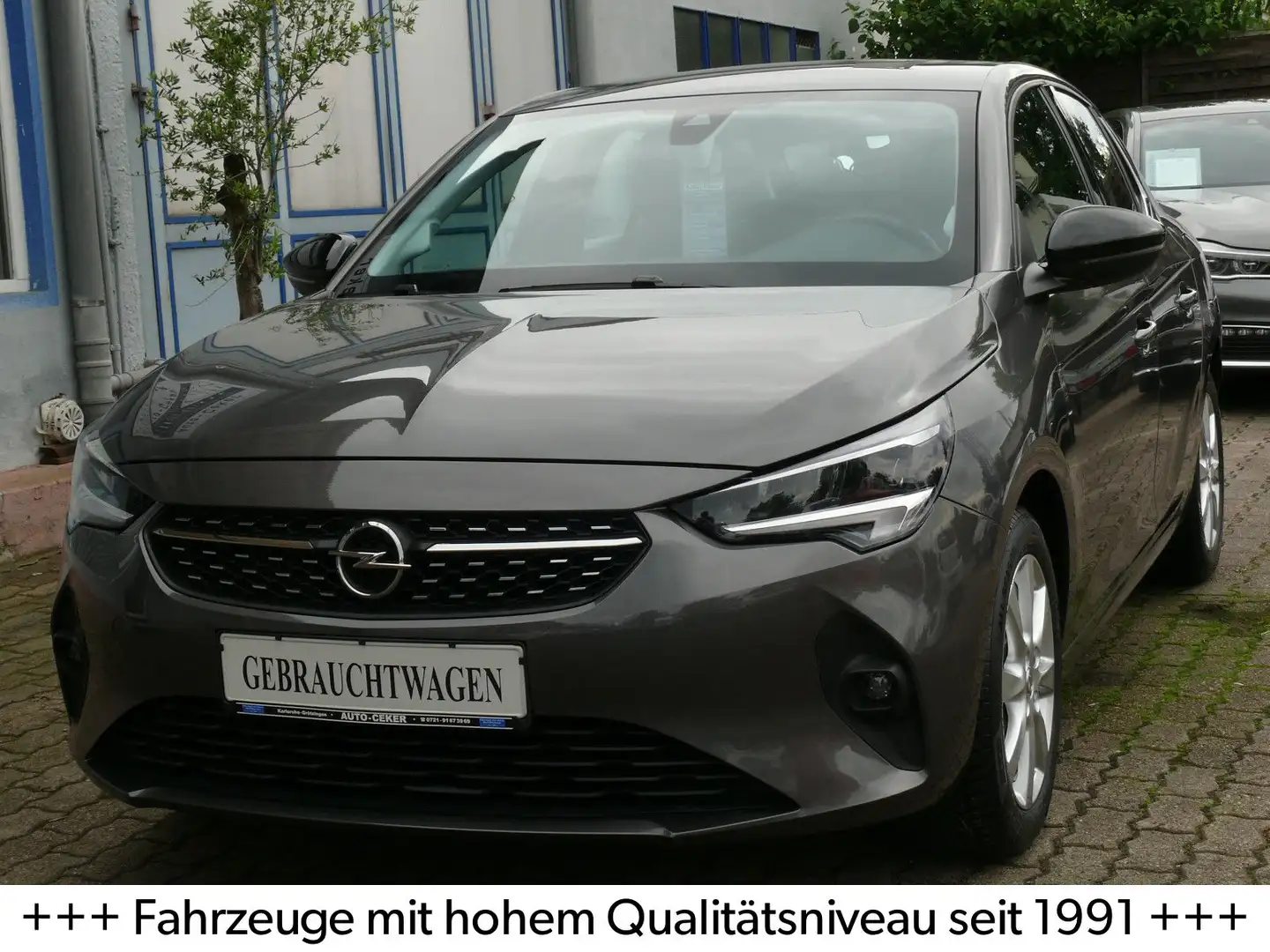 Opel Corsa F Elegance"TOP AUSSTATTUNG"DIGITALTACHO" Grijs - 1