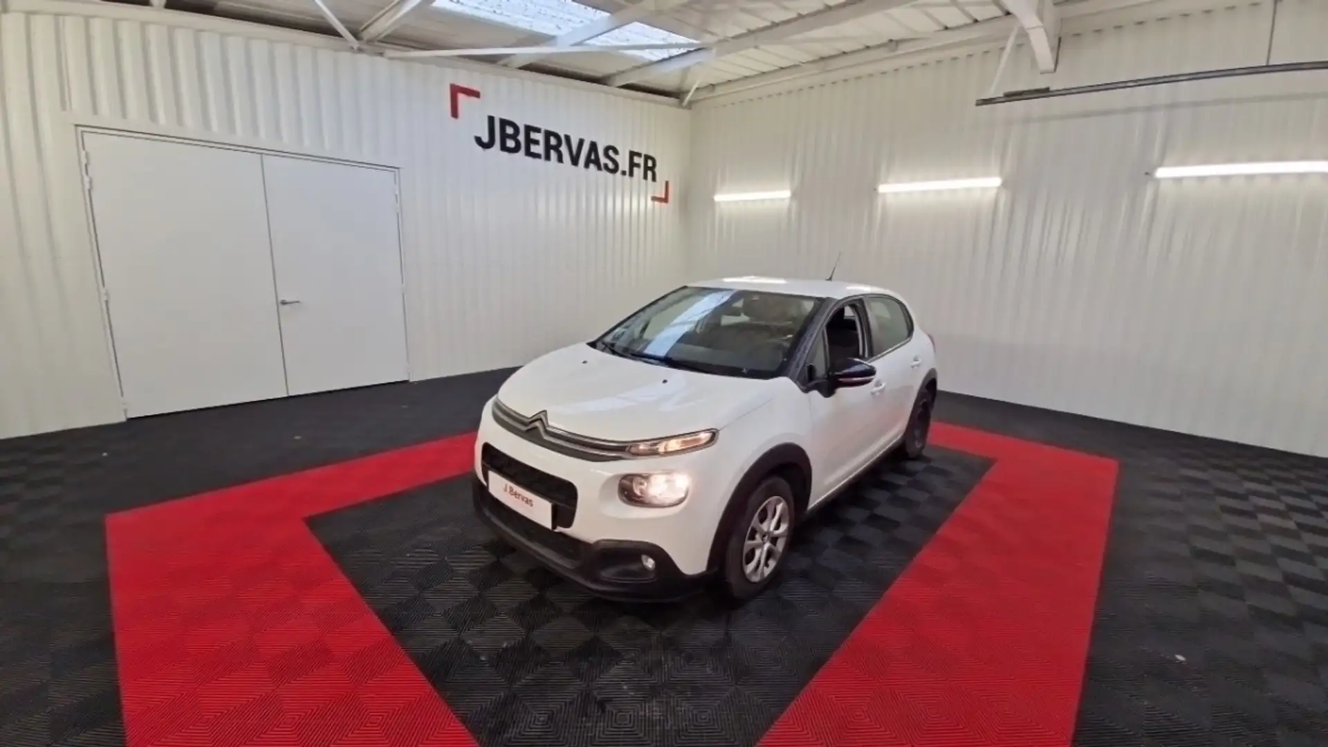 Citroen C3 Société PureTech 82 S&S BVM Feel Nav Blanc - 1