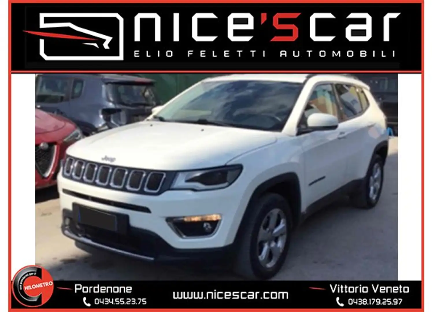 Jeep Compass 2.0 Multijet II 4WD Longitude Bianco - 1