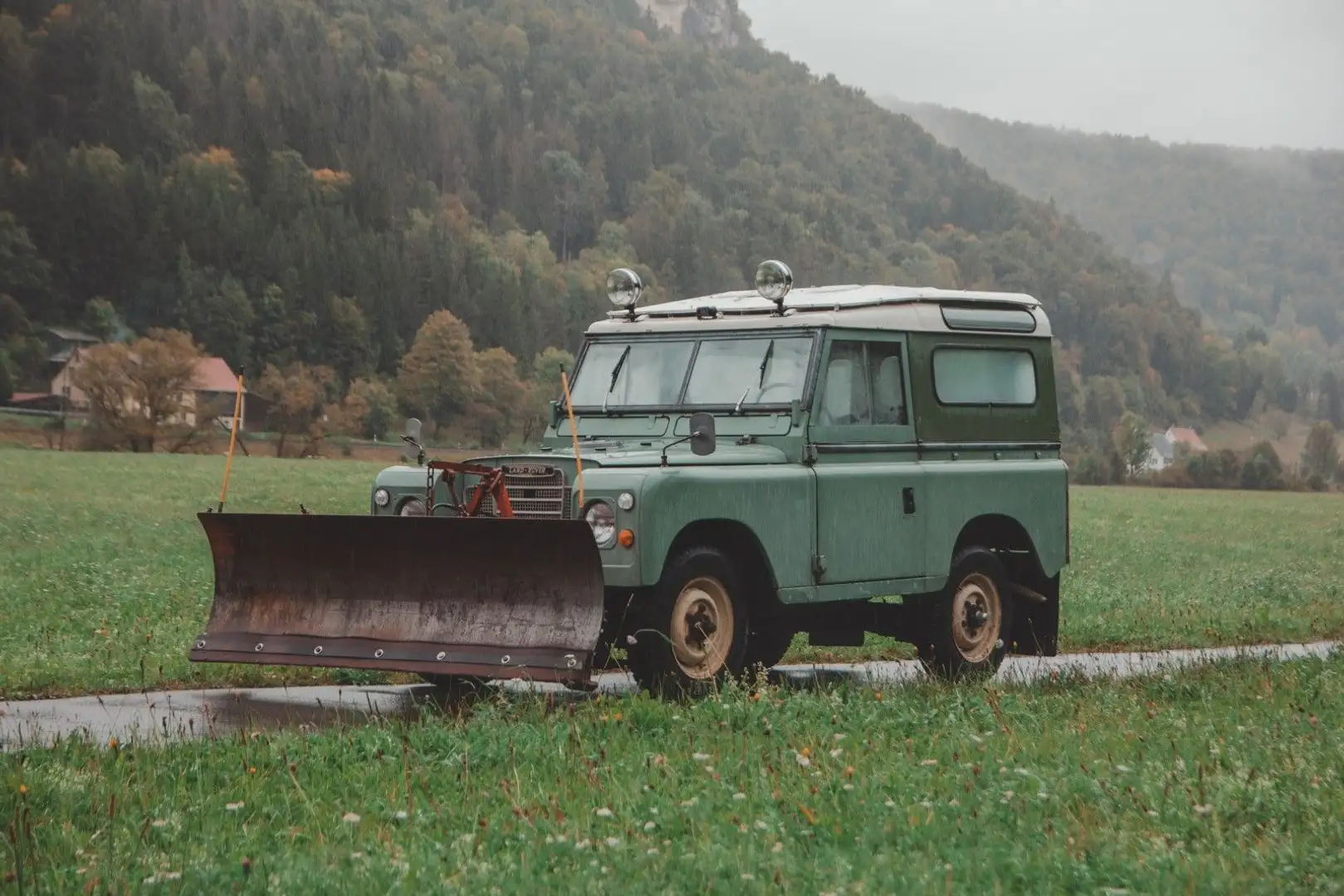 Land Rover Series 88, Schneepflug, H-Kennzeichen - 2