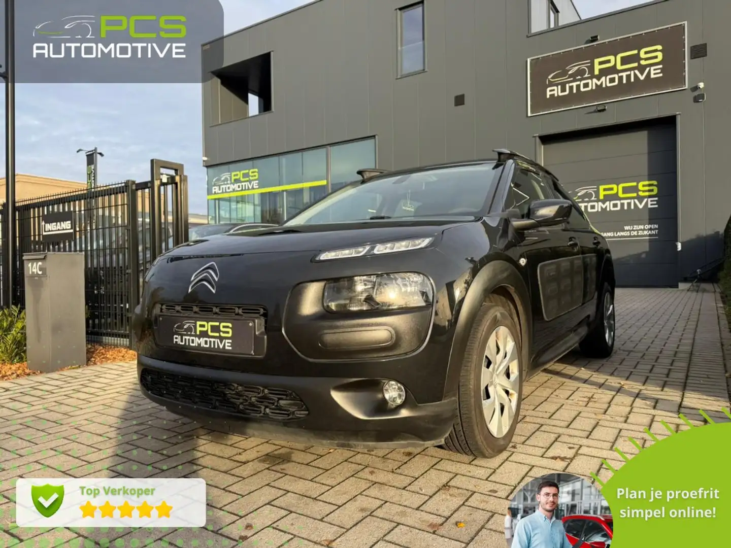 Citroen C4 Cactus 1.2i PureTech / 2017 / 1e eigenaar / 138.000 km Zwart - 1