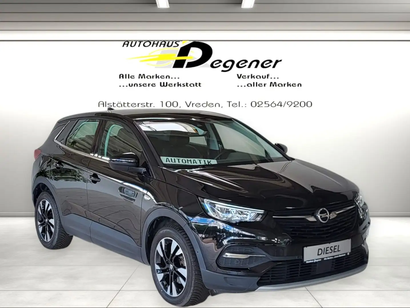Opel Grandland X Diesel/ Automatik/ Allwetter Schwarz - 1