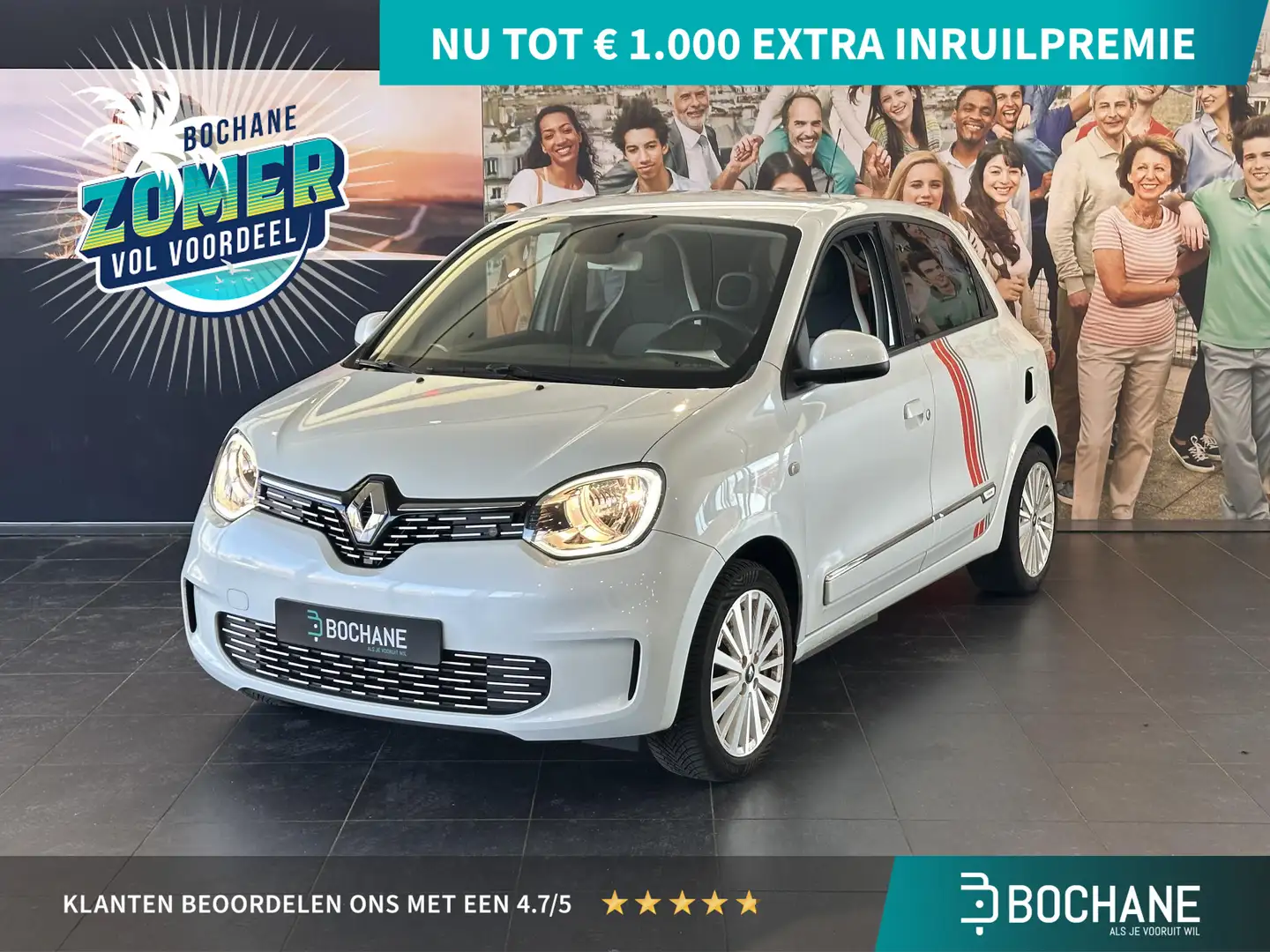 Renault Twingo Z.E. R80 Série Limitée Vibes AUTOMAAT | APPLE CARP Wit - 1