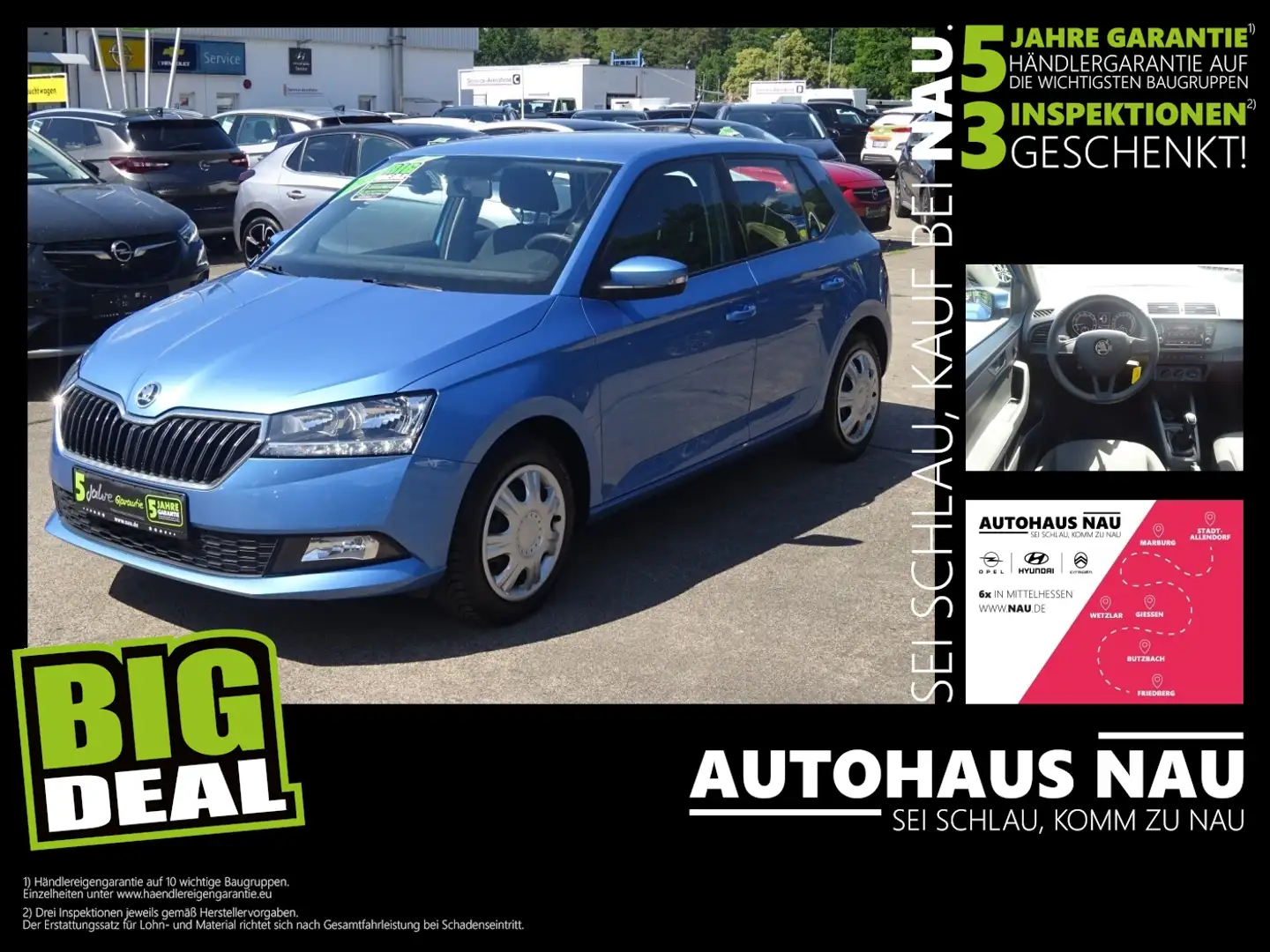 Skoda Fabia 1.0 TSI Cool Plus Inspektionspaket BigDeal! Azul - 1