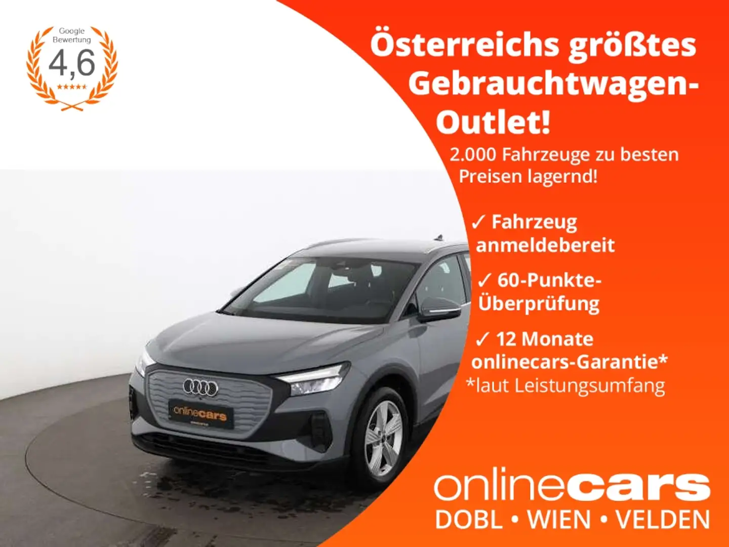 Audi Q4 e-tron Q4 40 e-tron 82kWh Aut LED STANDHZG RADAR NAVI Grau - 1