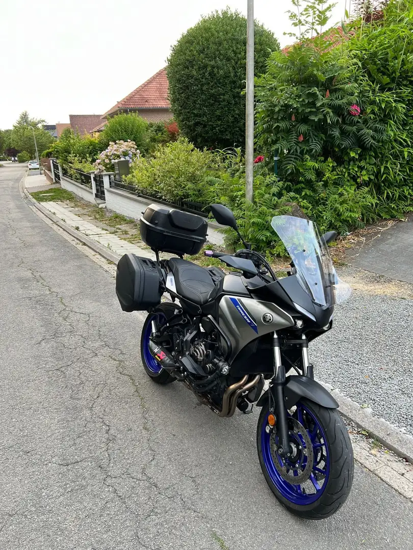 Yamaha Tracer 7 GT akrapovic racing Bleu - 2