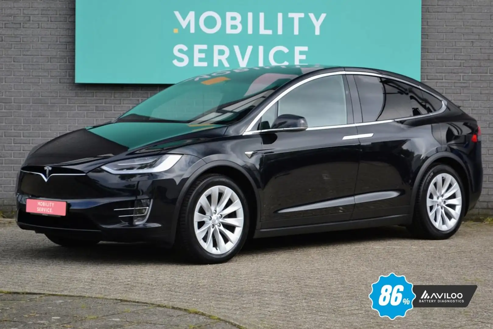 Tesla Model X 75D 4WD Zwart - 1