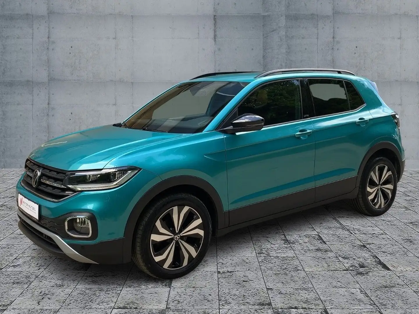 Volkswagen T-Cross 1.0 TSI DSG ACTIVE LED+NAV+AHK+DAB+BEATS Blau - 2