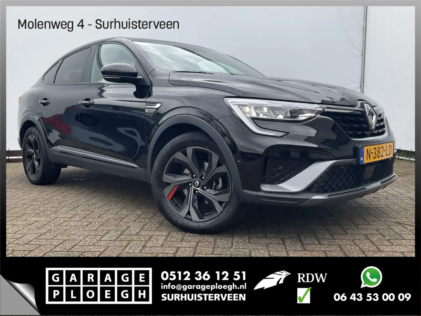 Renault Arkana 1.6 E-Tech Hybrid 145 R.S. Line Stoel/Stuurverw Sf Zwart - 1