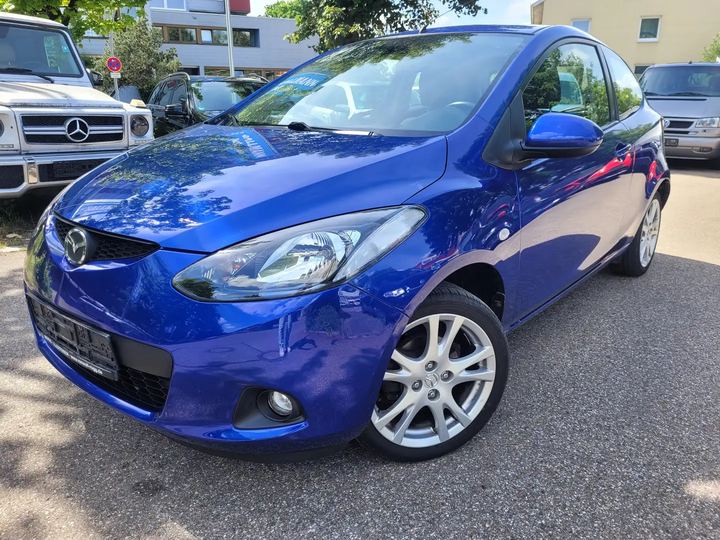 Mazda 2 1.3 Impression Sport °Tüv neu/Klima/SHZ° Modrá - 1
