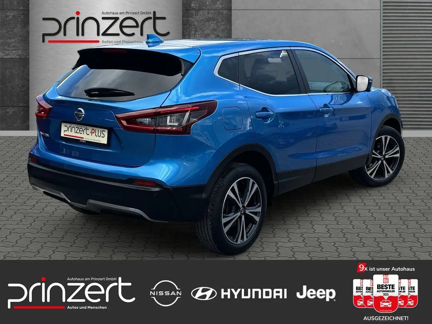 Nissan Qashqai 1.3 DIG-T "N-Connecta" LED*Winter-Paket*Teilleder Blauw - 2