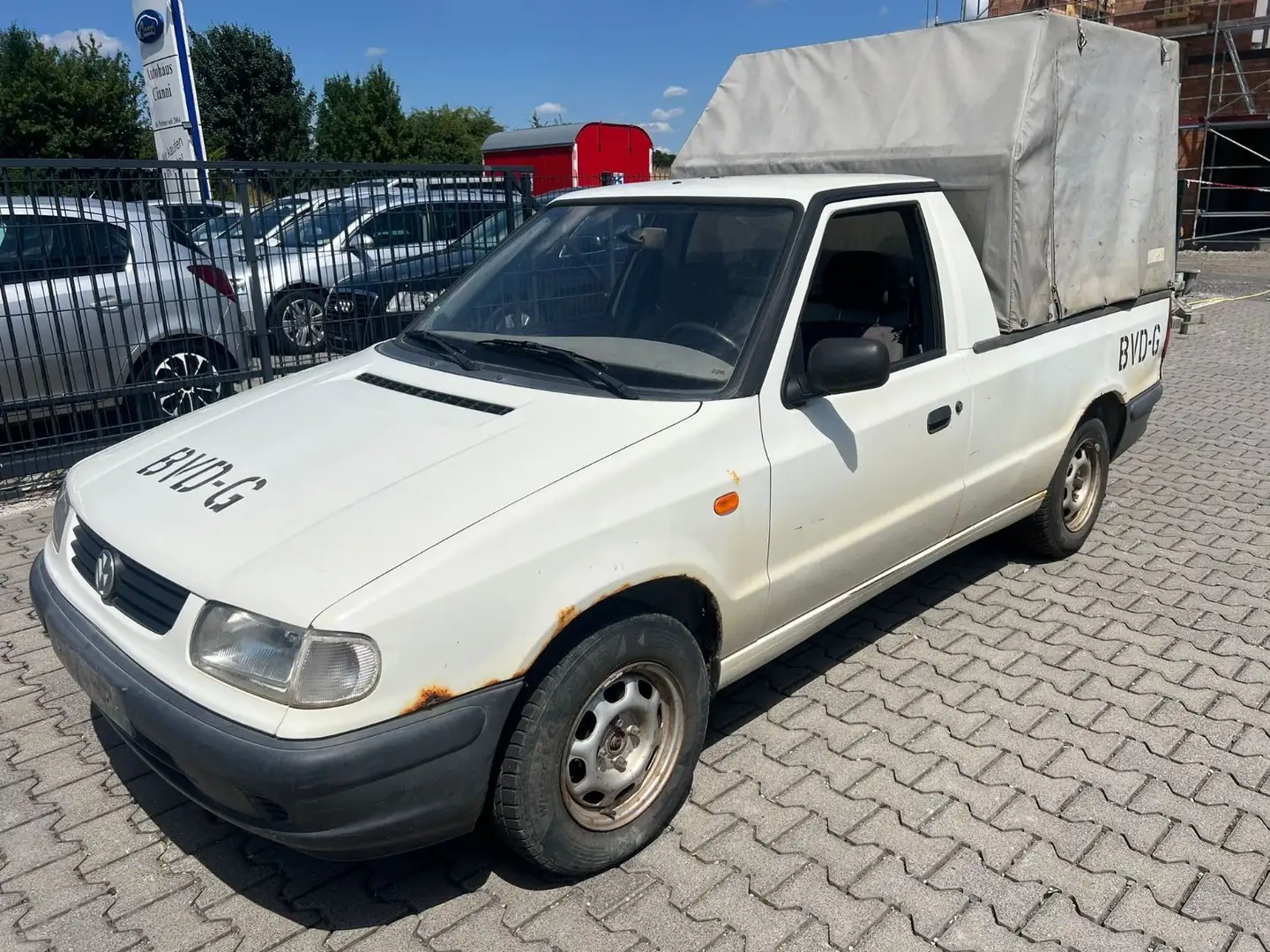 Volkswagen Caddy PICK UP mit Plane ! ****SELTEN**** Bianco - 1