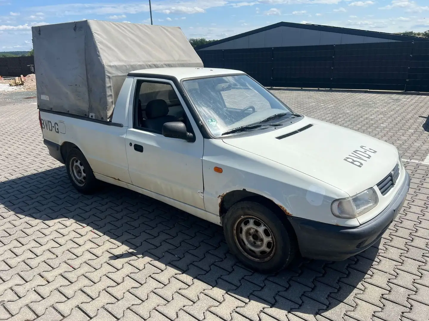 Volkswagen Caddy PICK UP mit Plane ! ****SELTEN**** Bianco - 2