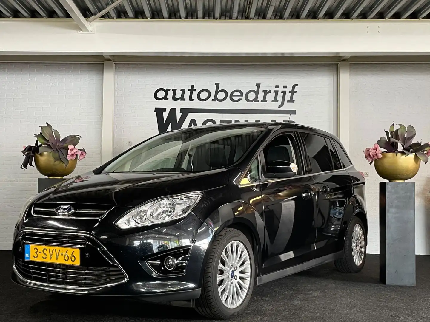 Ford Grand C-Max 1.0 Titanium Camera/clima koppaking lek Zwart - 1
