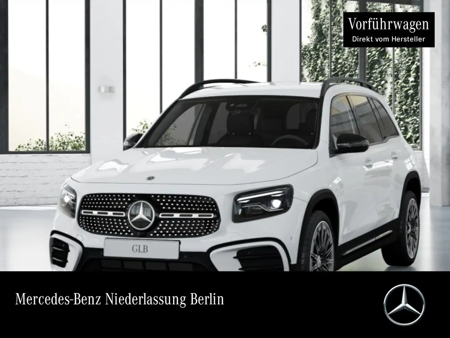 Mercedes-Benz GLB 220 d 4M AMG+NIGHT+MULTIBEAM+KAMERA+TOTW+8G Weiß - 1