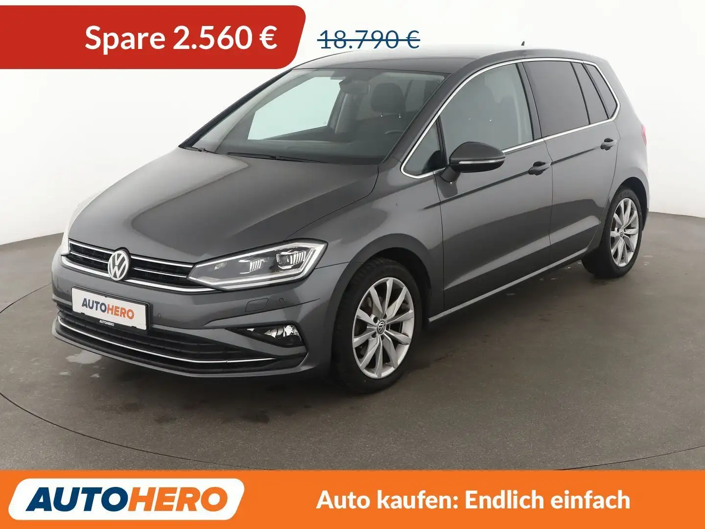 Volkswagen Golf 1.5 TSI ACT Highline Aut.*LED*ACC*CAM*PDC*SHZ* Grau - 1