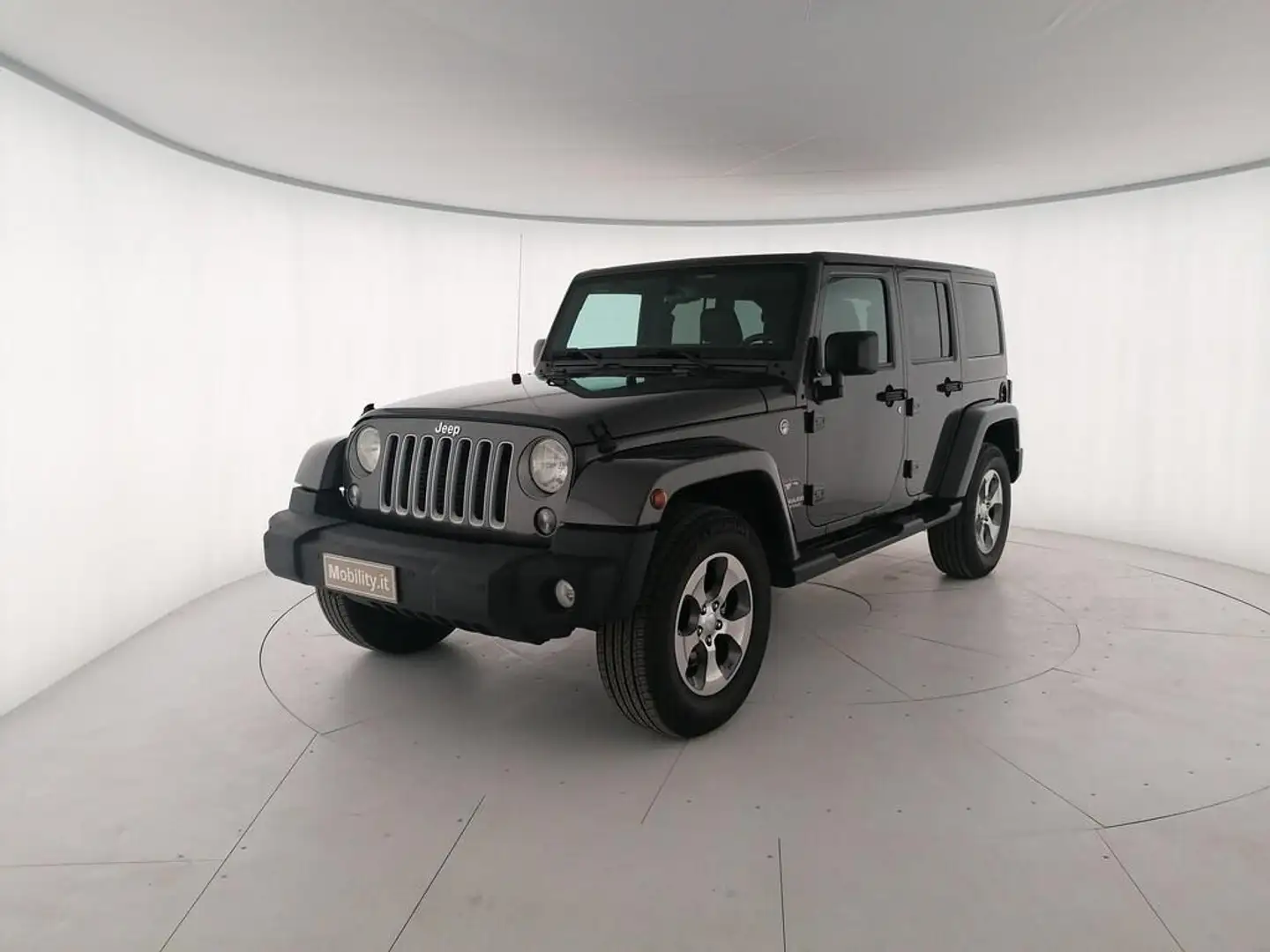 Jeep Wrangler Unlimited 2.8 crd Sahara auto E6 Gris - 1