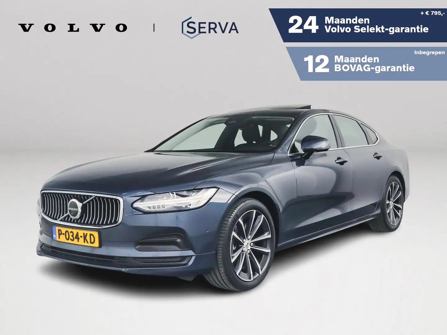 Volvo S90 B4 Aut. Momentum Business | Schuif-/kanteldak | Ha Albastru - 1