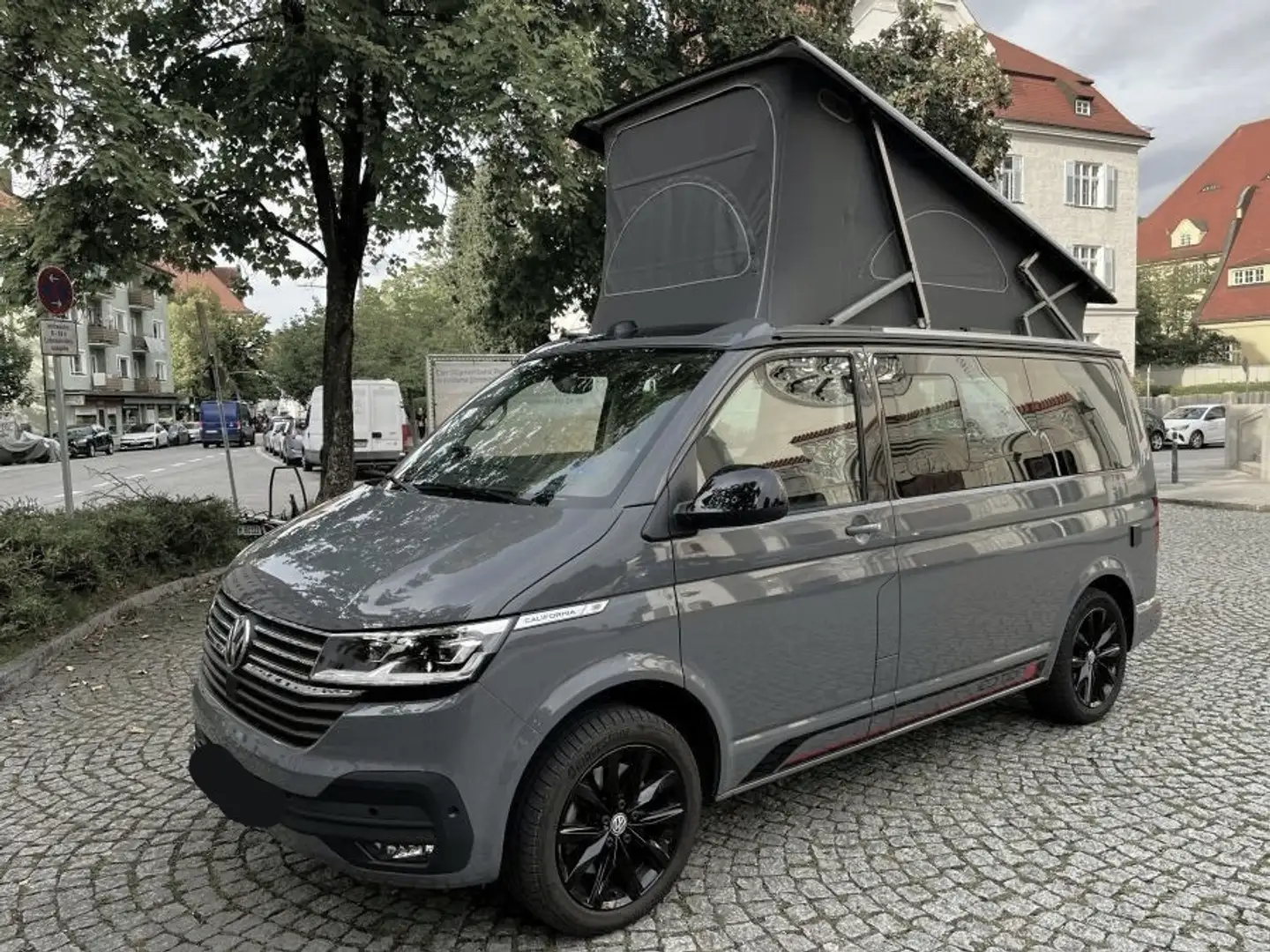 Volkswagen T6 California T6.1 CAMPER EDITION TDI DSG AHK+KAMERA+ACC+el.DACH Schwarz - 2