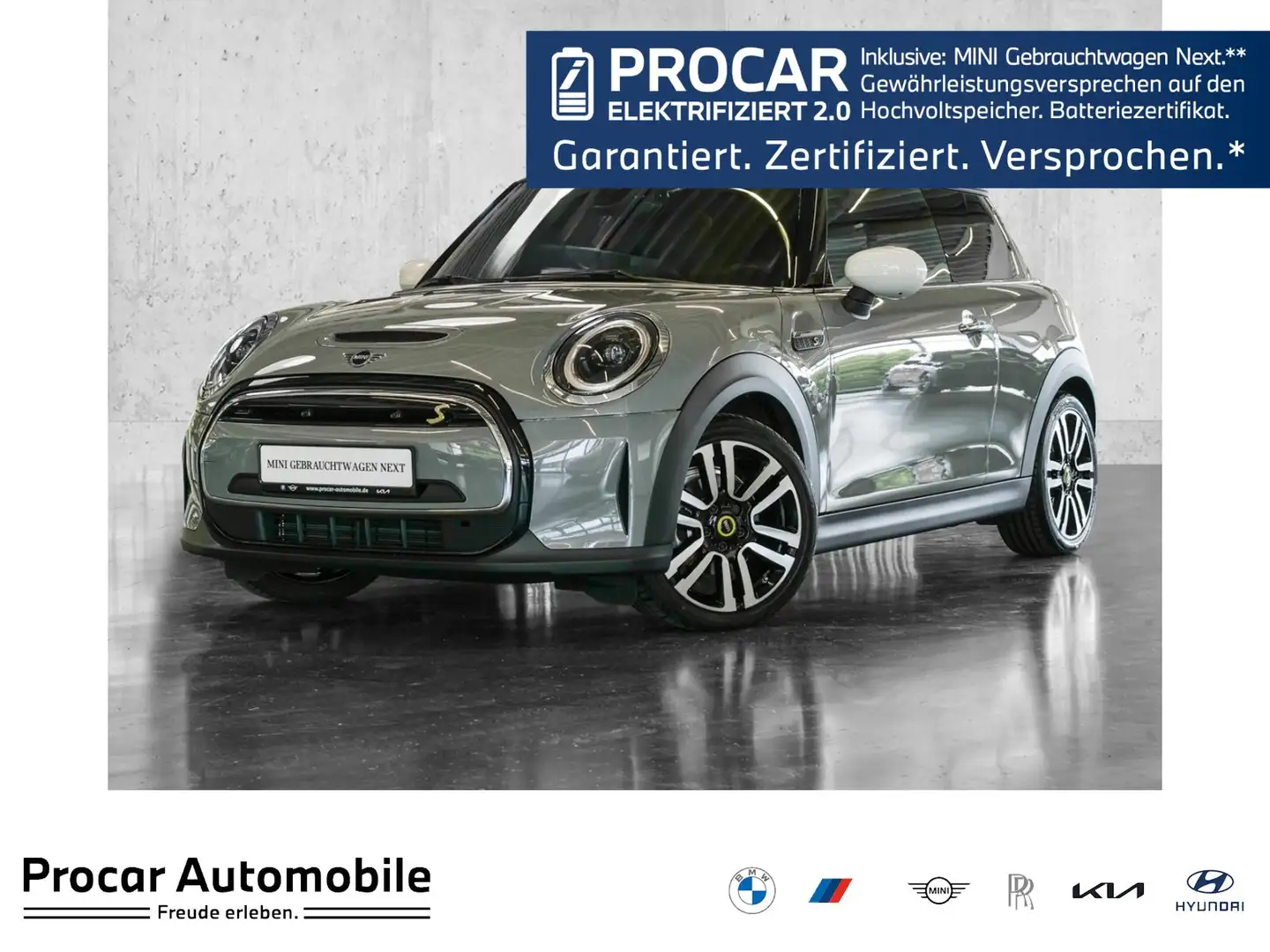 MINI Cooper SE Classic Trim Aut Nav LED Pano RFK Komfzg Grau - 1