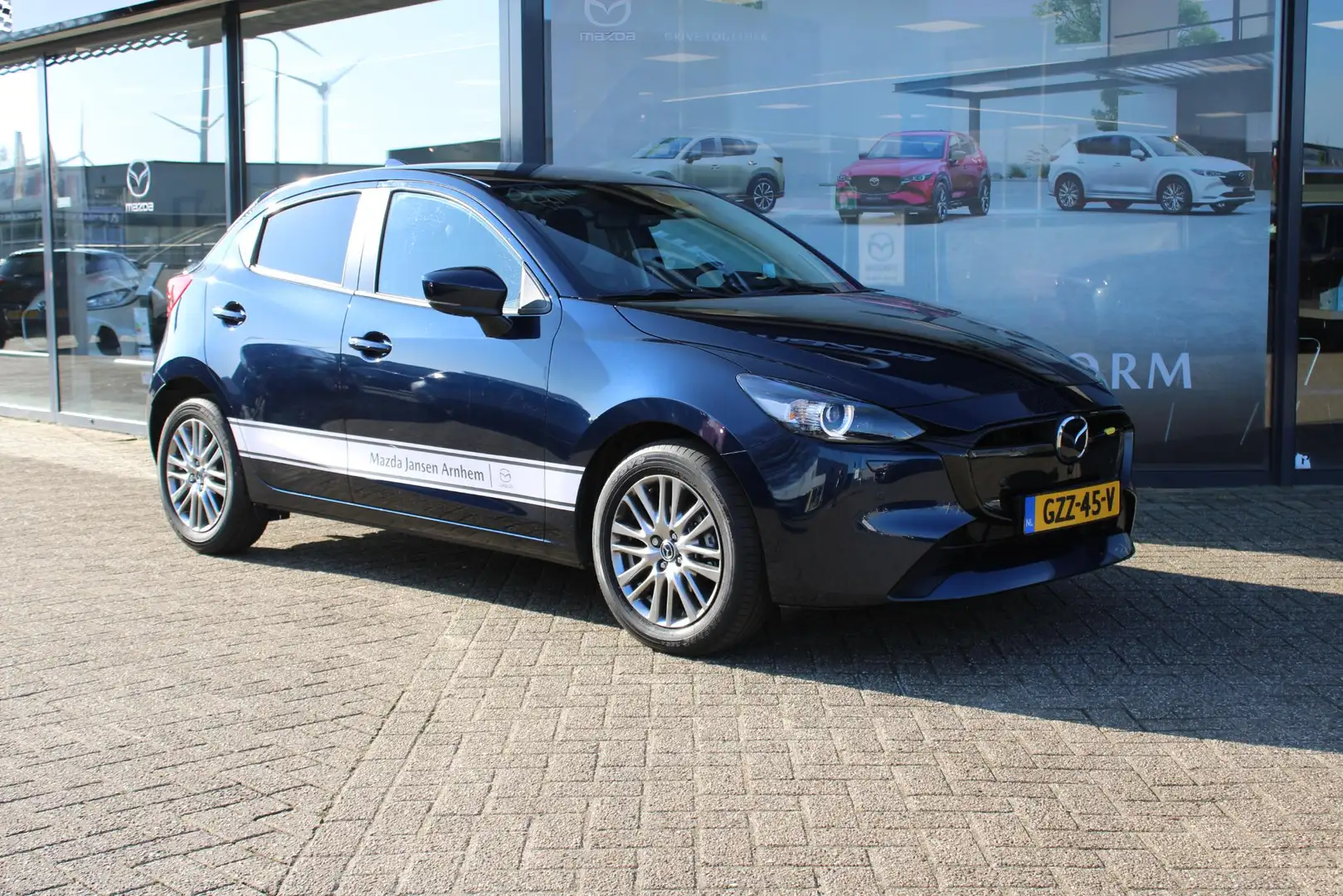 Mazda 2 1.5 e-SkyActiv-G 90 Exclusive-Line , Demovoordeel Blauw - 2