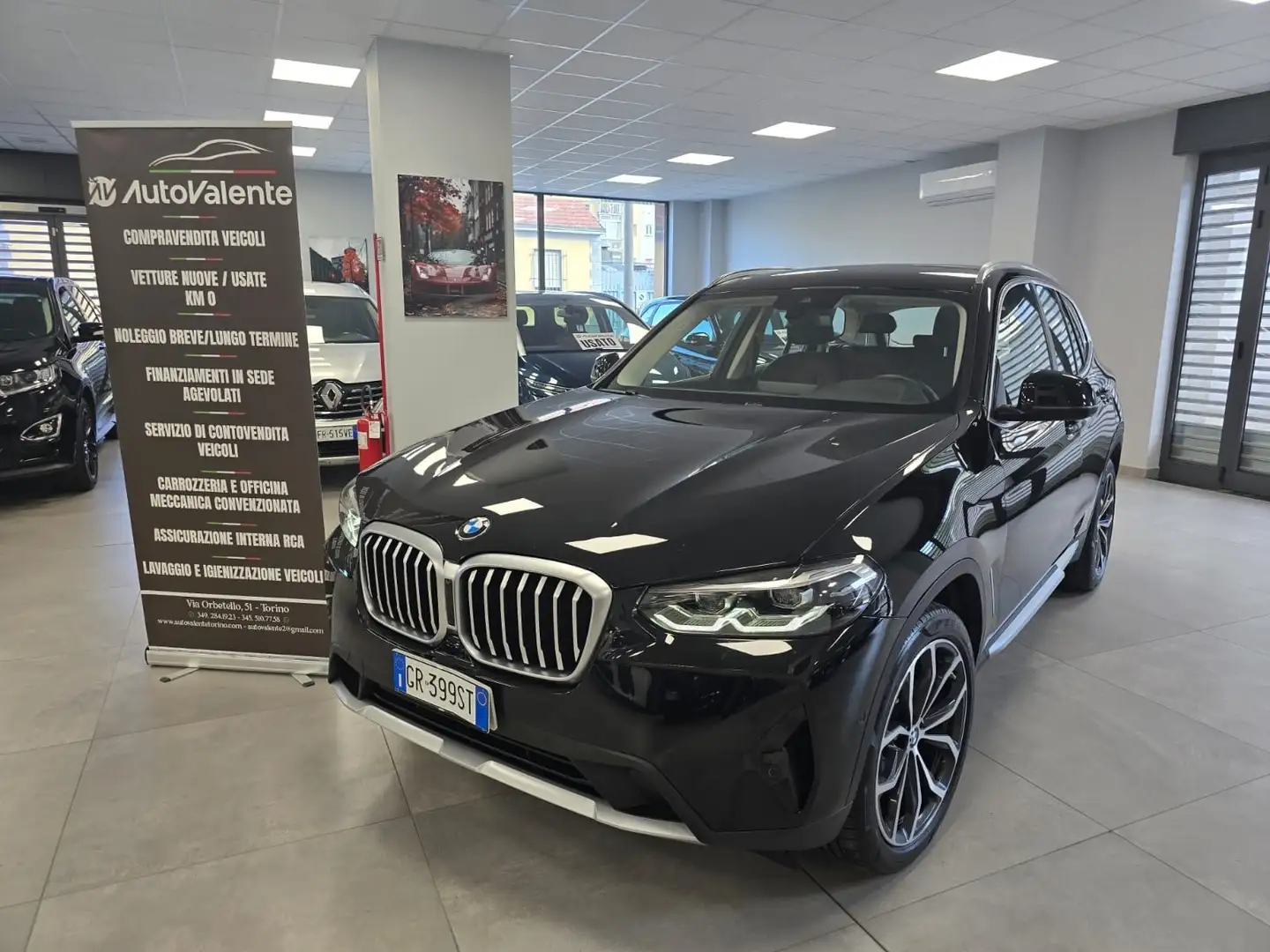 BMW X3 M X3 sDrive18d 48V Msport Zwart - 1