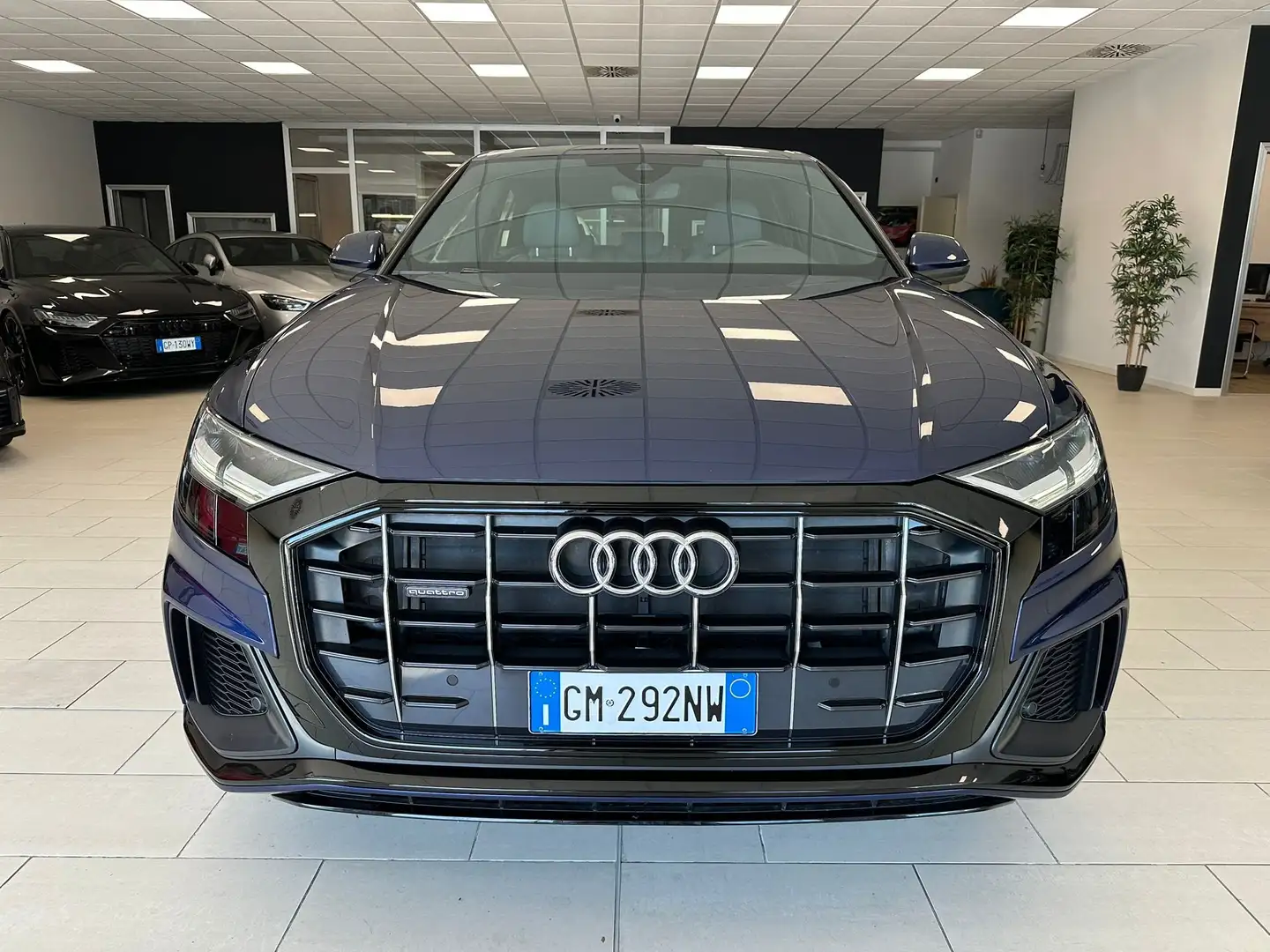 Audi Q8 50 3.0 tdi S line quattro Uff.Italiana UniPropriet Blu/Azzurro - 2