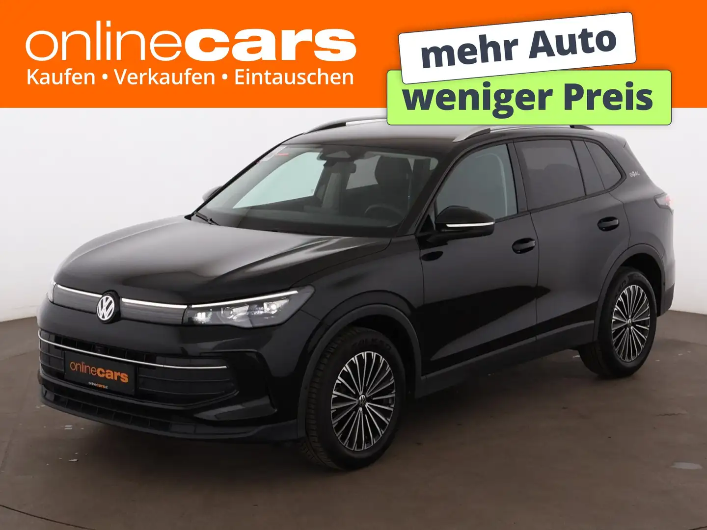 Volkswagen Tiguan 2.0 TDI Goal Aut LED 360-CAM AHK RADAR Schwarz - 1