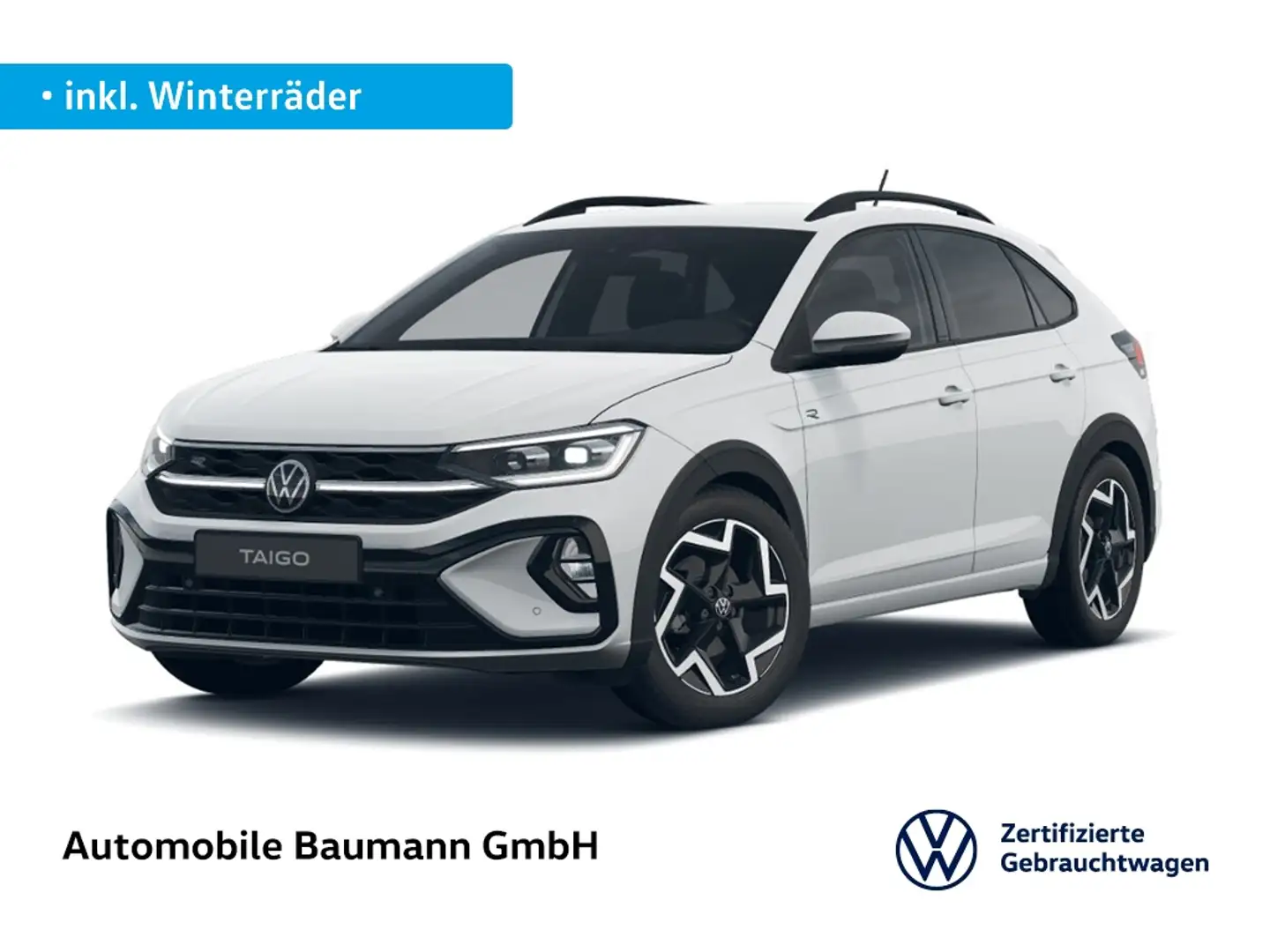 Volkswagen Taigo 1.5 TSI DSG R-LINE *NAVI*MATRIX* Weiß - 1