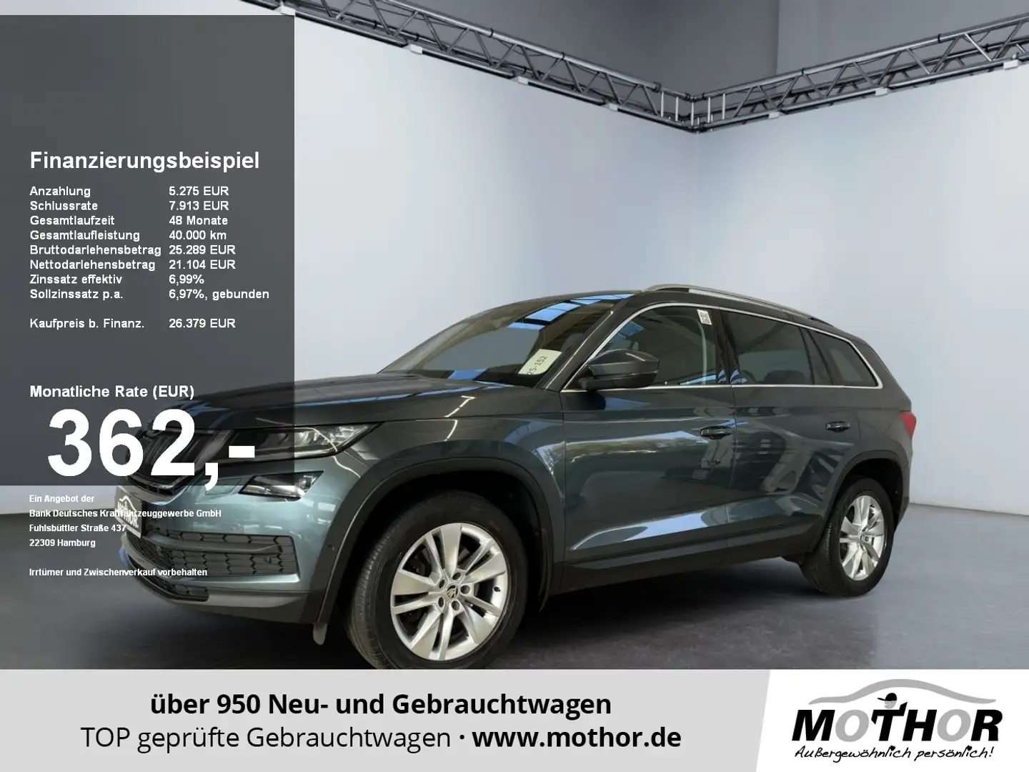 Skoda Kodiaq Style 2.0 TDI 4x4 DSG AHK DCC Panorama Grau - 1