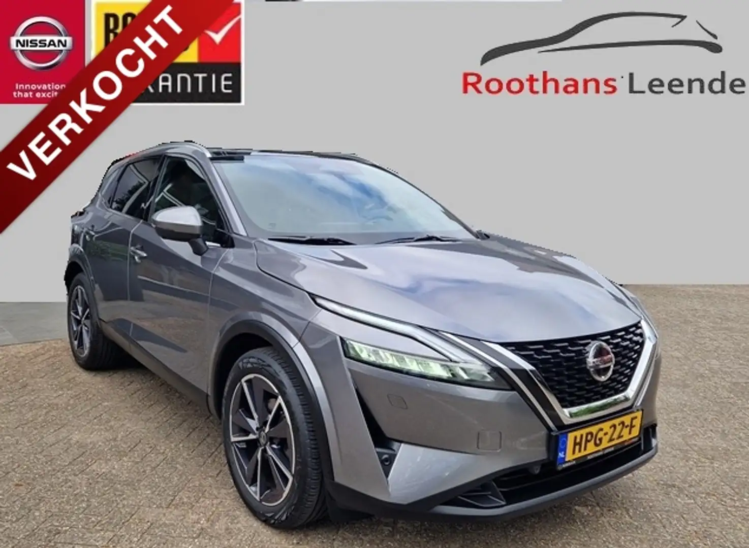 Nissan Qashqai 1.3 158PK DIG-Turbo Mild-Hybrid X-Tronic A/T Tekna Gris - 1