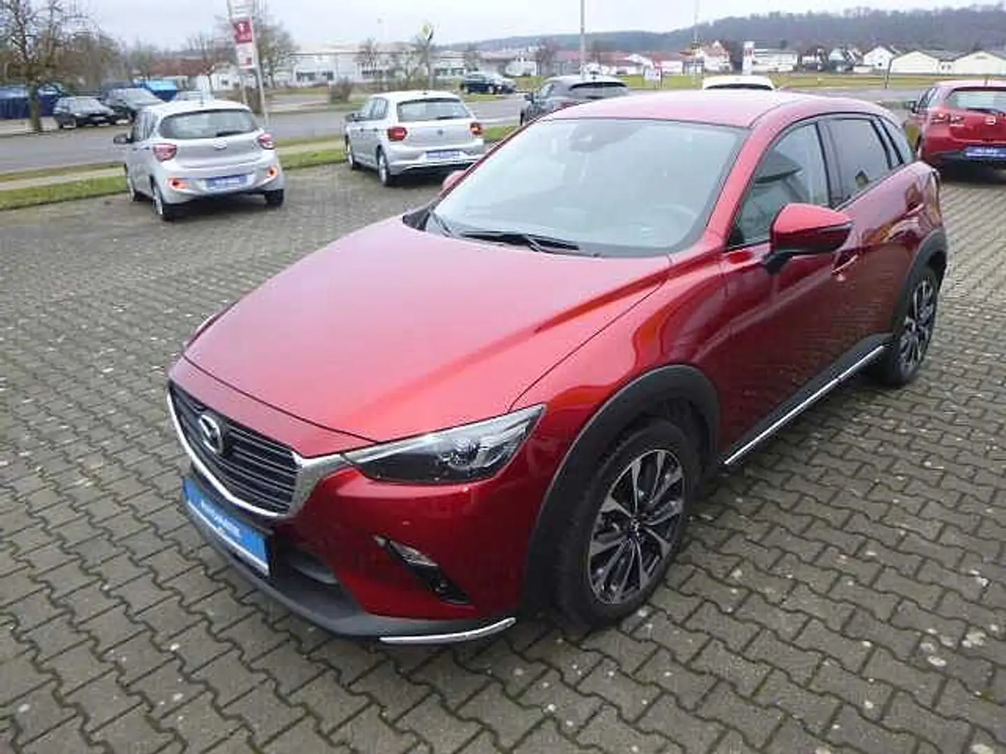 Mazda CX-3 CX3 SKYACTIV-G 2.0 Automatik, Scheckheftgepflegt, Rojo - 1