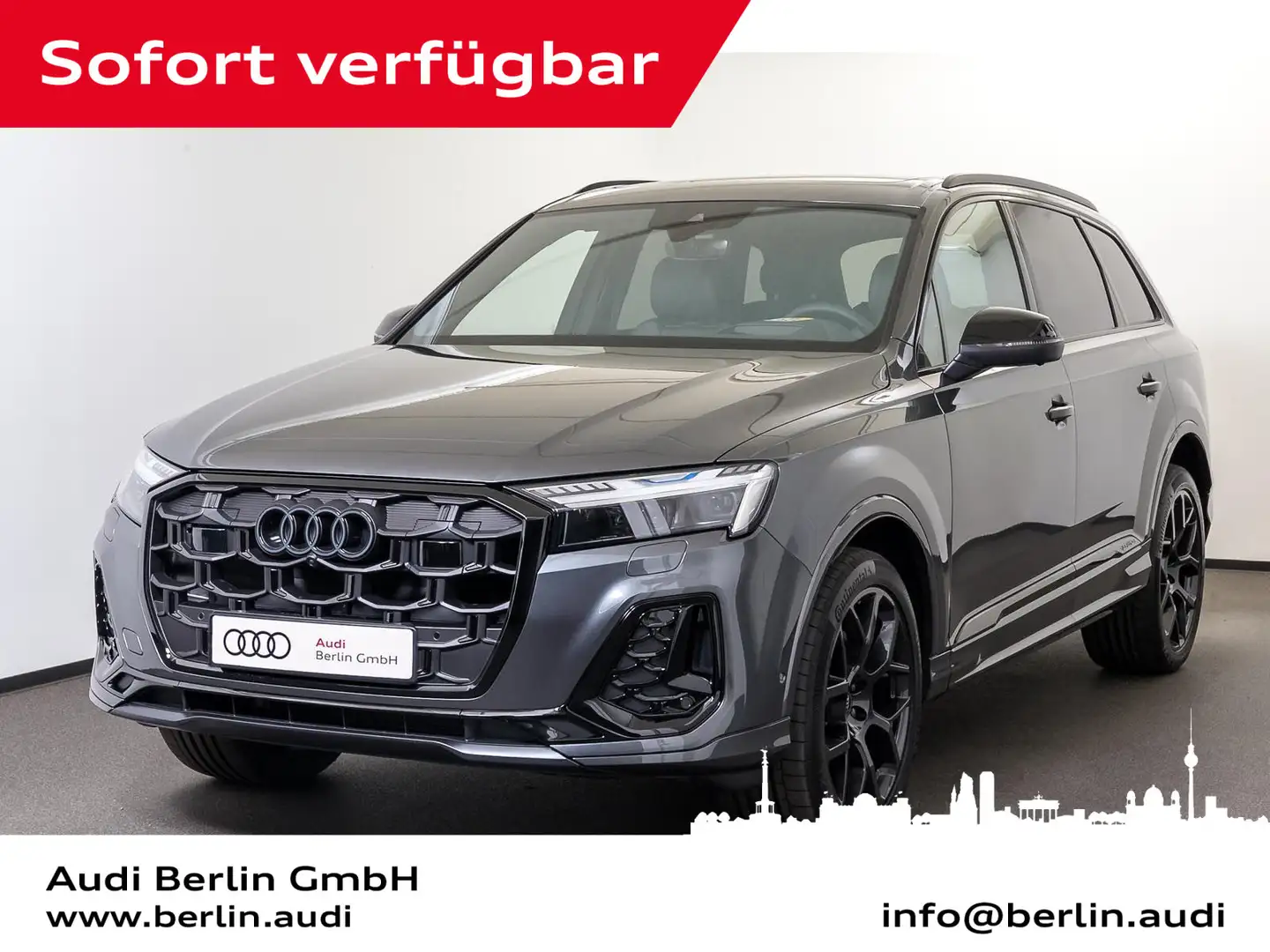 Audi Q7 S line 50 TDI qu. tiptr. Grau - 1