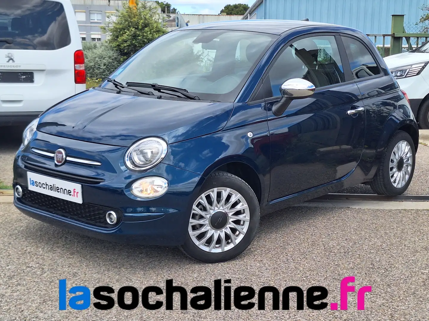 Fiat 500 1.0 70 ch Hybride BSG S/S Bleu - 1