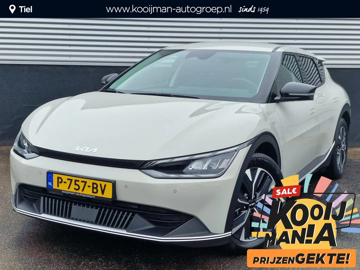 Kia EV6 58 kWh Warmtepomp, Unieke kmstand, Nieuwstaat, Nav Grijs - 1