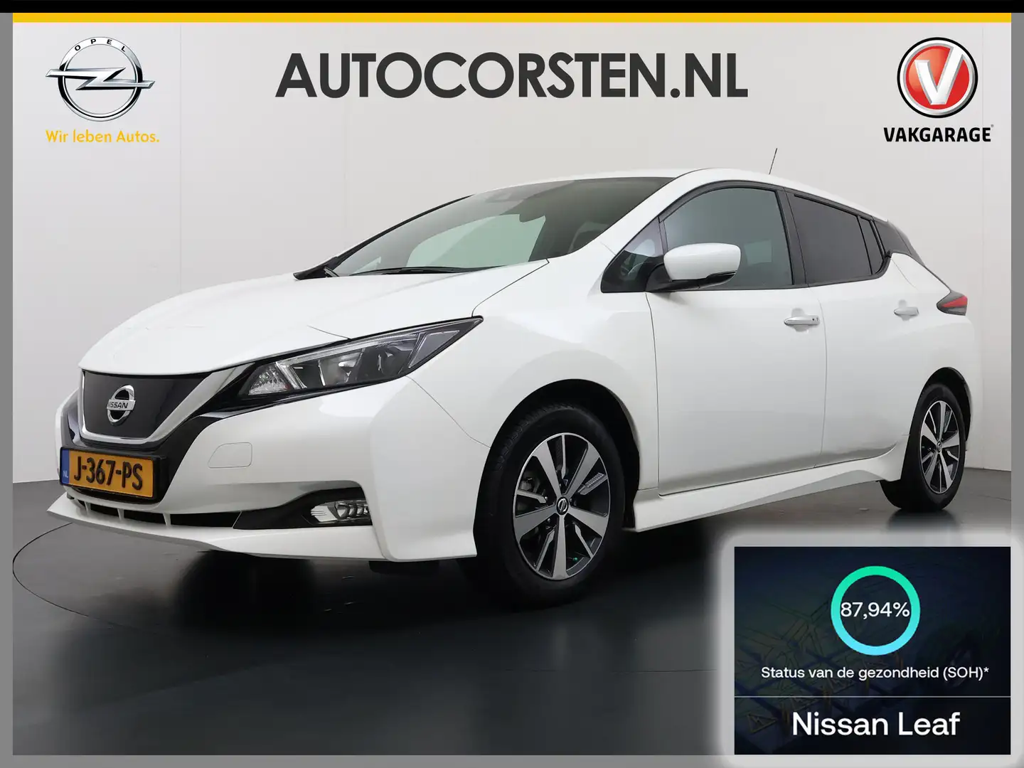 Nissan Leaf Acenta 40kWh Navi Camera Adap.Cruise Apple Carplay Blanc - 1