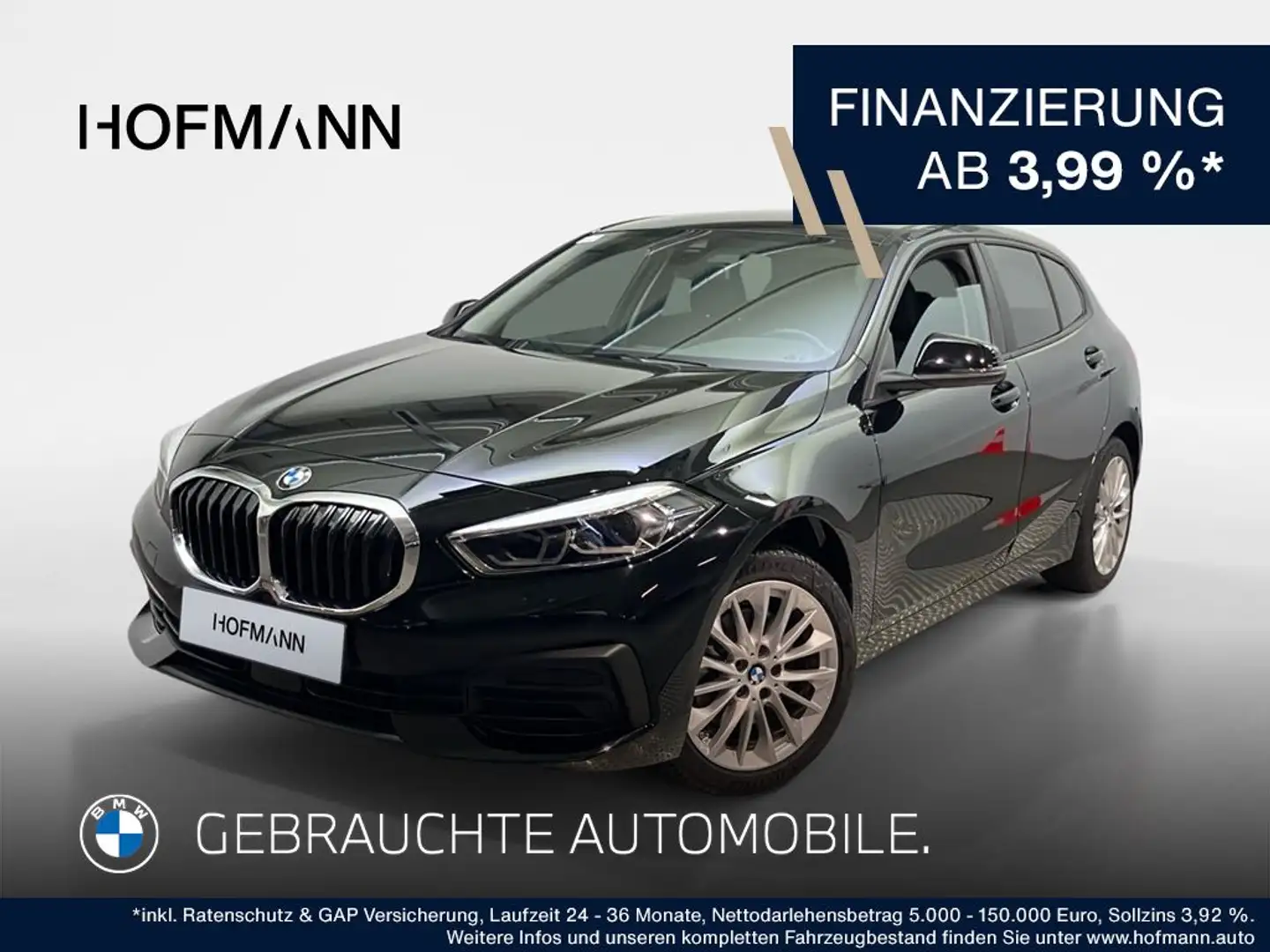BMW 118 Advantage Schwarz - 1