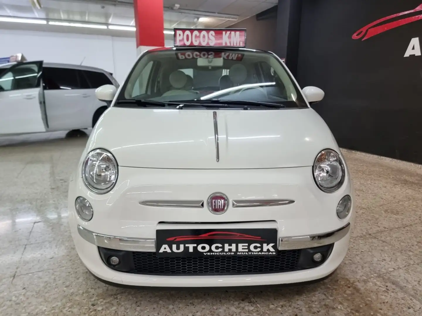 Fiat 500 1.2 Lounge Blanc - 2