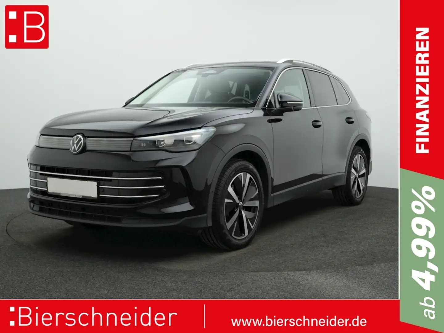 Volkswagen Tiguan 2.0 TDI DSG Elegance AHK PANO NAVI ALU19 Schwarz - 1