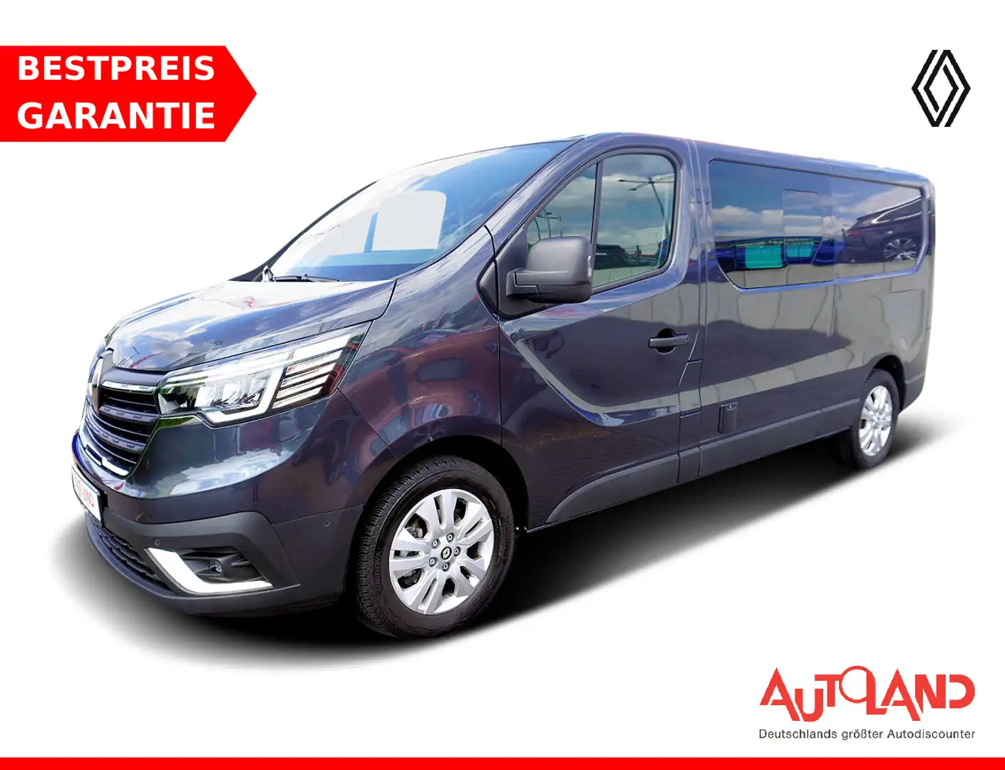Renault Trafic Combi 2.0 L2H1 3,0t LED Kamera AHK DAB Grau - 1
