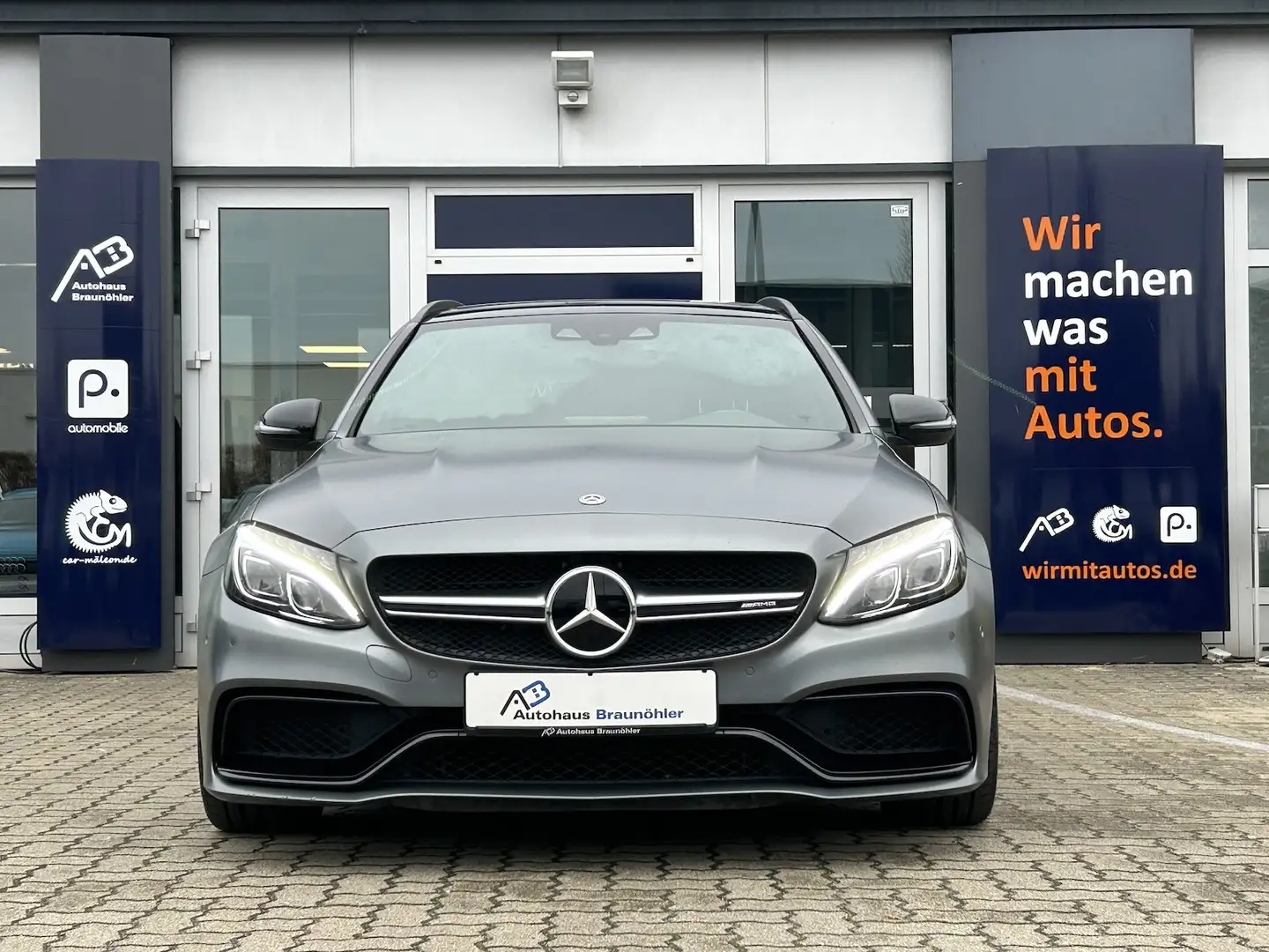 Mercedes-Benz C 63 AMG T*LED*Kein OPF*Magno Matt*Burmester*Night* Gris - 1