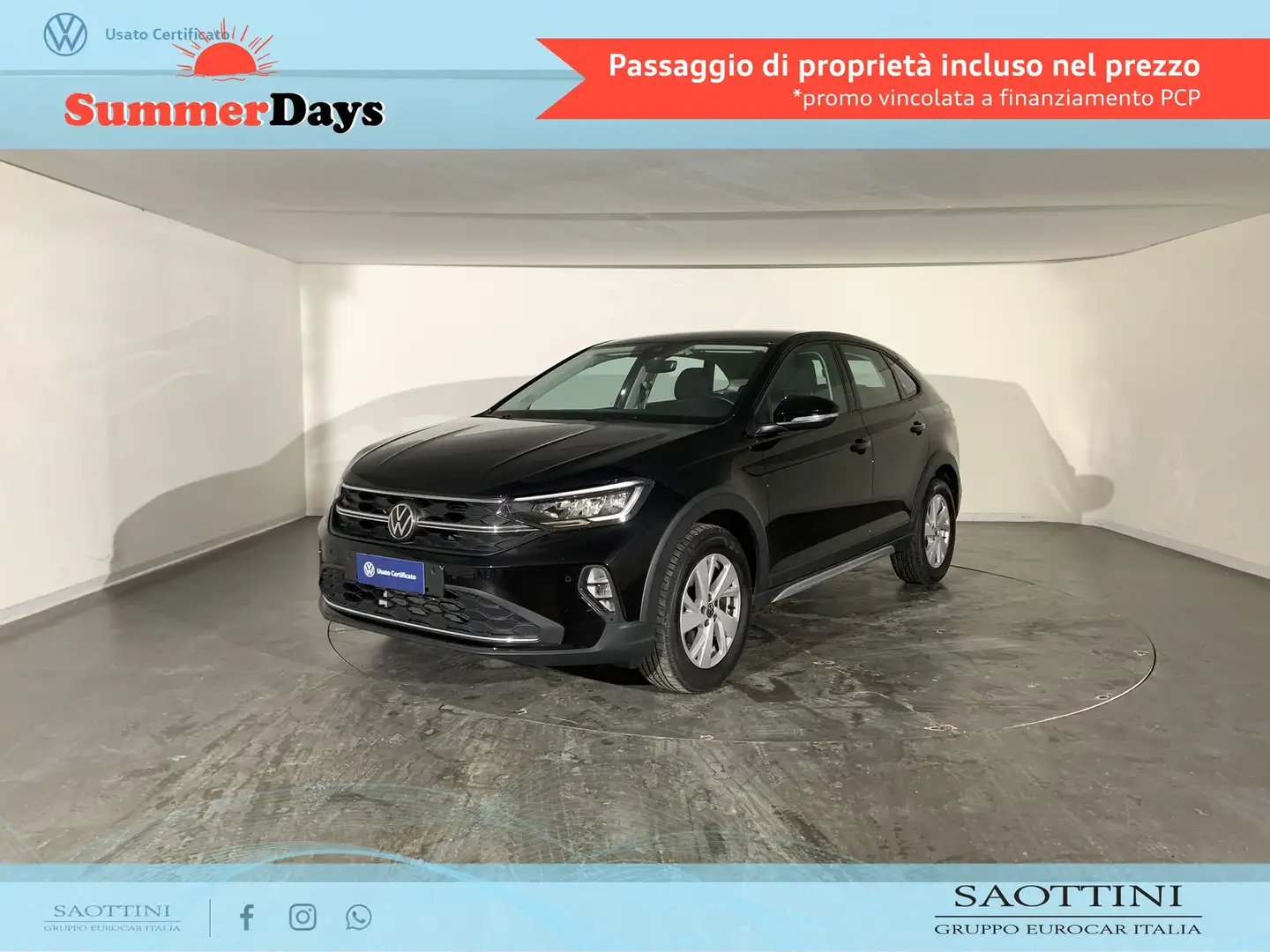 Volkswagen Taigo 1.0 TSI Life 110 CV Nero - 1