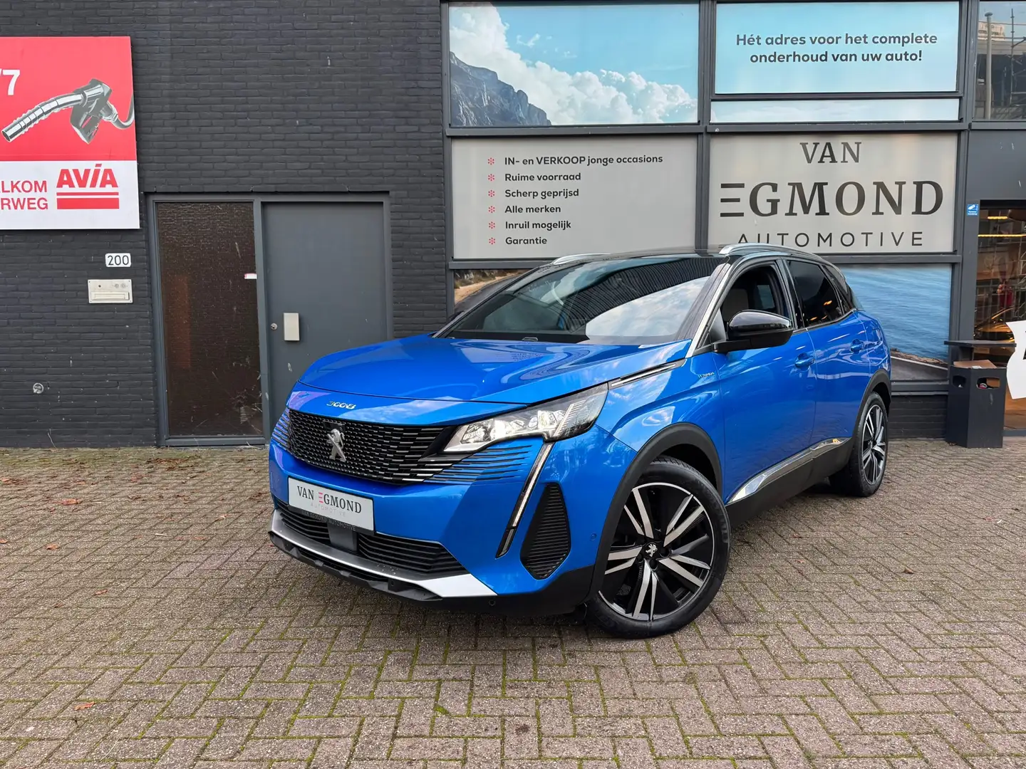 Peugeot 3008 1.6 HYbrid4 300 GT Bleu - 1